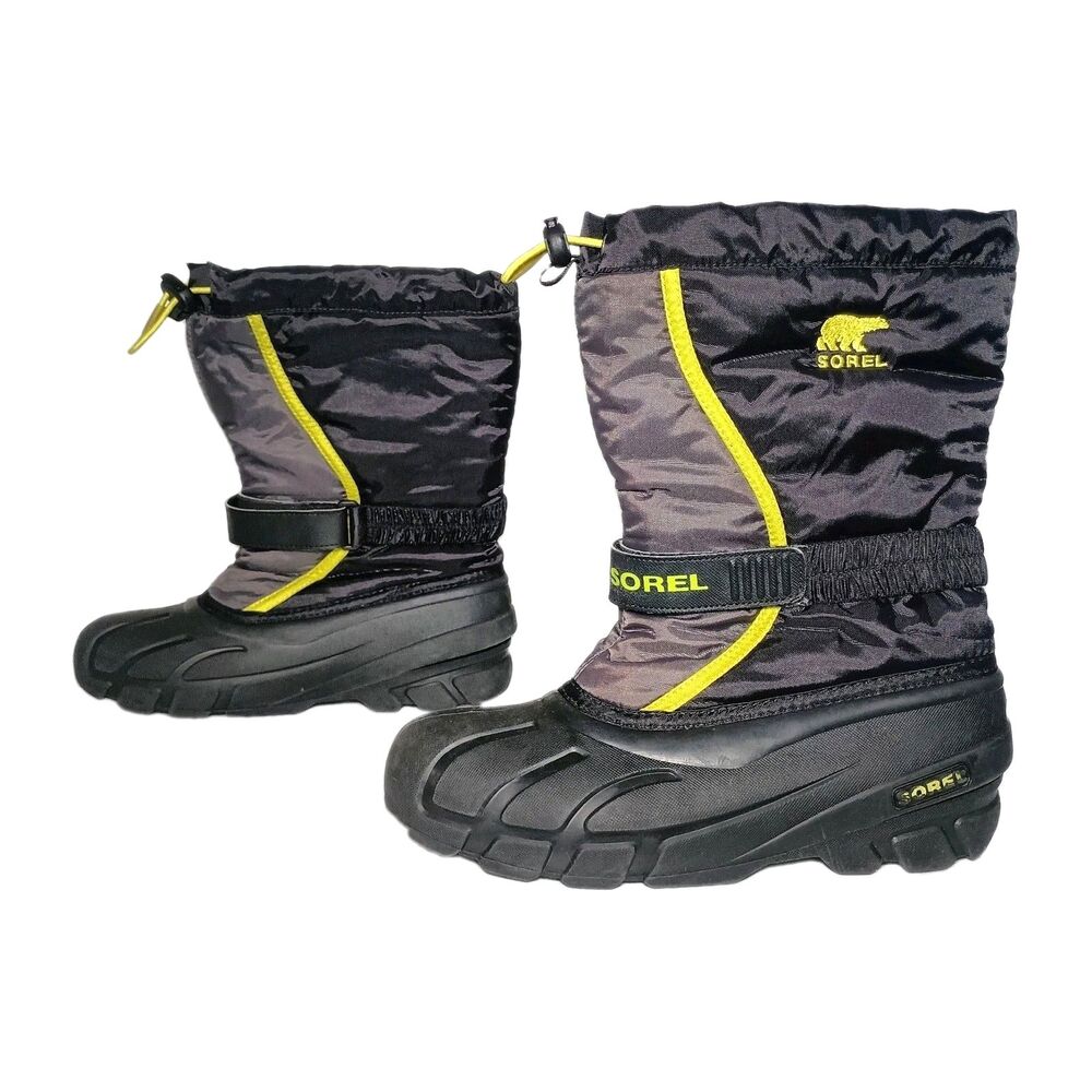Sorel Women’s Flurry Size 6 Waterproof Winter Snow Boots Insulated Lined Black